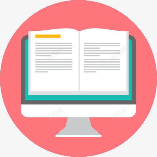 Ereader图标png_新图网 https://ixintu.com 教育 电器 电子 电子书阅读器 设备