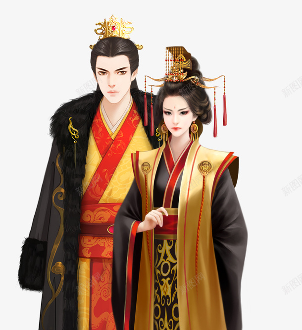 小皇帝的女王png免抠素材_新图网 https://ixintu.com 古风 女王 威严霸气 皇帝 霸气