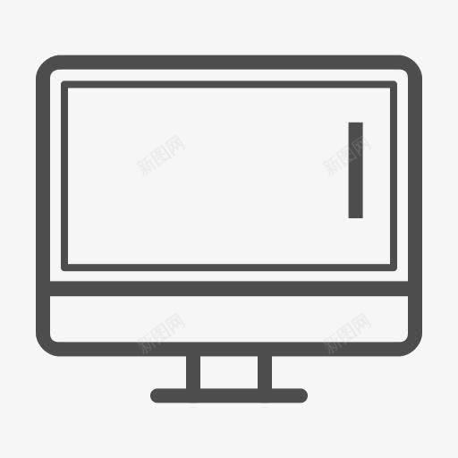 桌面台式电脑桌面电脑图标桌面图png_新图网 https://ixintu.com Desktop computer desktop icon line 台式电脑 桌面 桌面图标 桌面电脑图标