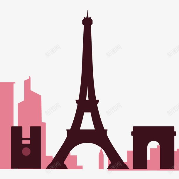 现代建筑法国旅游矢量图ai免抠素材_新图网 https://ixintu.com 休闲 出游 剪影 建筑 旅游 景点 法国旅游 游玩 现代 矢量图设计 设计 高层 矢量图