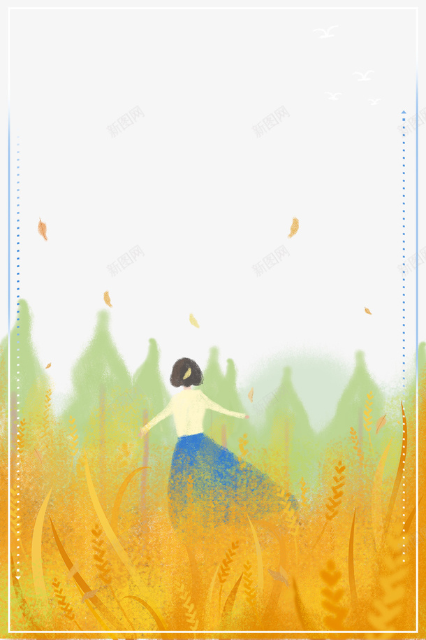 二十四节气芒种传统节日主题边框psd免抠素材_新图网 https://ixintu.com 二十四节气海报 二十四节气芒种 海报清新 清新海报 芒种海报 边框
