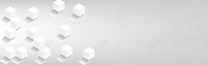 银灰色扁平背景psd设计背景_新图网 https://ixintu.com 几何 扁平 方块 海报banner 渐变 立体 银灰色