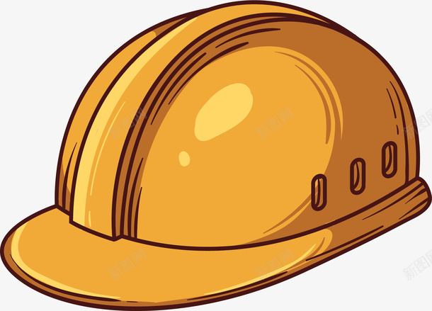 黄色手绘劳动节安全帽矢量图ai免抠素材_新图网 https://ixintu.com 五一节 劳动节 卡通帽子 安全帽 手绘风 矢量png 矢量图