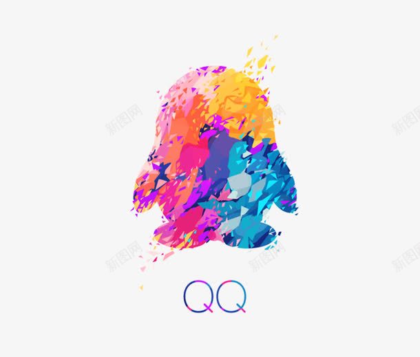 QQ登录图标png_新图网 https://ixintu.com QQ QQ企鹅 qqlogo qq图标 qq界面 登录图标 腾讯QQ