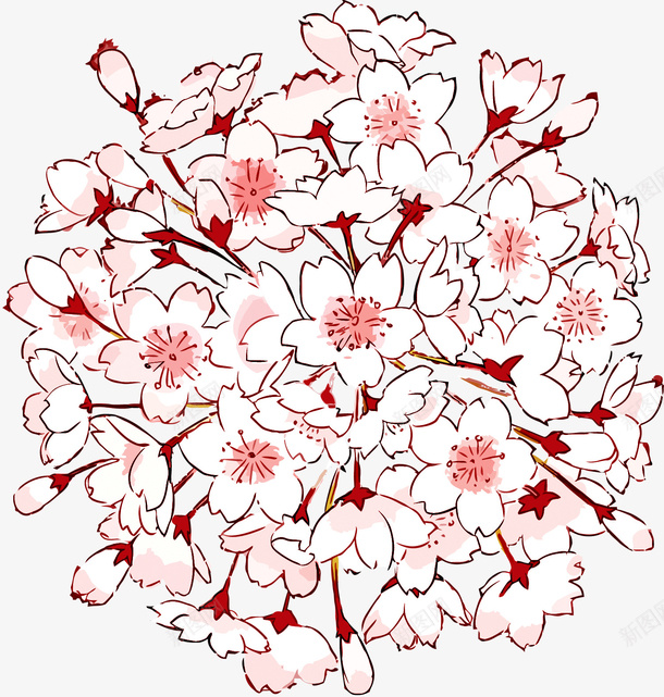 樱花矢量图eps免抠素材_新图网 https://ixintu.com PNG图片 PNG图片素材 PNG素材 PNG素材免费下载 樱花 浪漫 粉色 矢量图