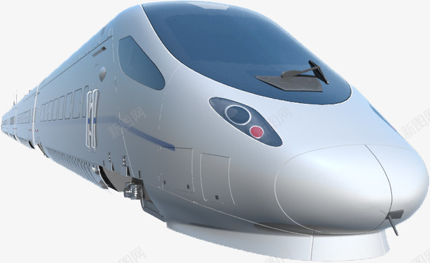 灰色高速列车png免抠素材_新图网 https://ixintu.com 交通工具 和谐号 灰色火车 灰色高速列车 灰色高铁 高速列车 高铁