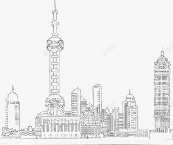像素上海东方明珠png免抠素材_新图网 https://ixintu.com 上海 上海天际线 东方 明珠 素材
