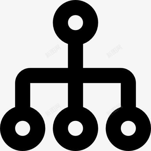 家庭树图标png_新图网 https://ixintu.com 图形 图表 线段 组织 统计 节点