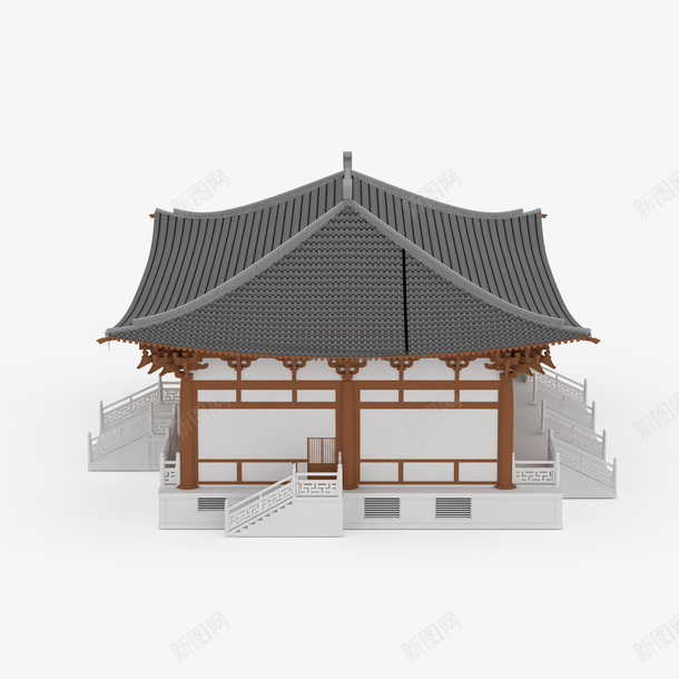灰色方形庭院古典楼阁png免抠素材_新图网 https://ixintu.com 古典楼阁 复古 复古庭院 庭院 庭院古典楼阁 方形 灰色方形庭院古典楼阁