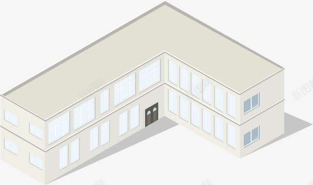城镇都市地产立体房屋模型png免抠素材_新图网 https://ixintu.com 城市 城镇 建筑 房子 扁平化 高楼