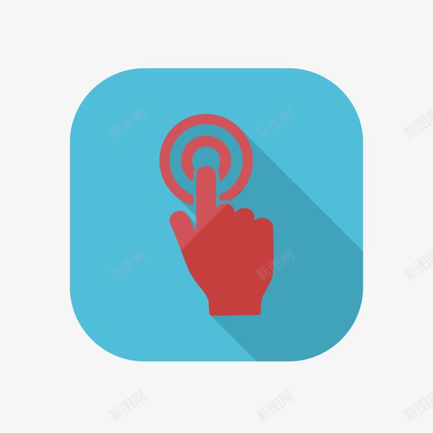 卡通创意办公触控开关图标png_新图网 https://ixintu.com 企业 办公 办公主题 商务 工作 文员 触控开关图标