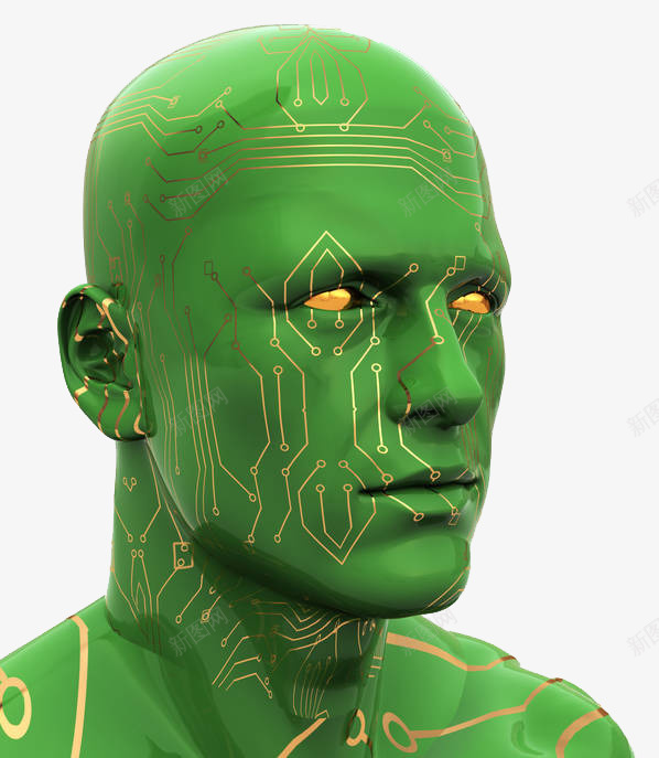 卡通手绘人头上的电子路线png免抠素材_新图网 https://ixintu.com VR VR人物 人 人头 人物 电子 科幻 科技 虚拟与现实 虚拟人物 虚构