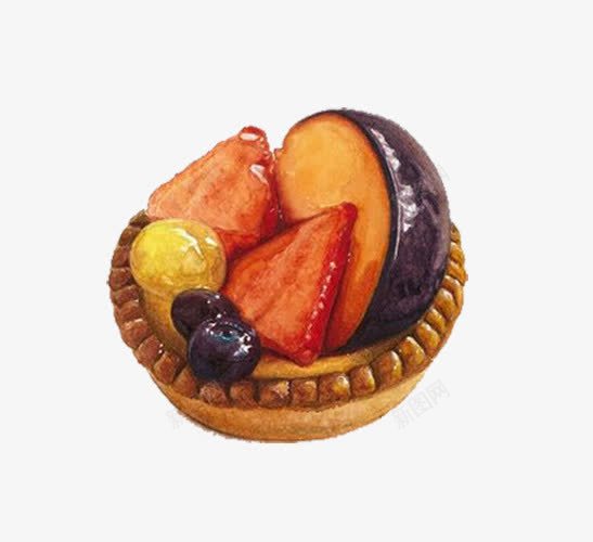 水果烤挞png免抠素材_新图网 https://ixintu.com 圆形 杂果 甜点 甜食 面食