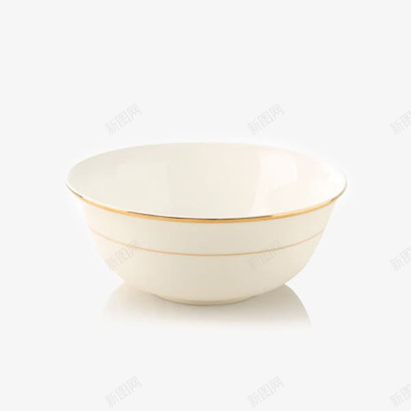 骨瓷碗汤面碗沙拉碗汤碗大碗金png免抠素材_新图网 https://ixintu.com 产品实物 冷面碗 汤面碗 白色碗 陶瓷碗 饭店餐具