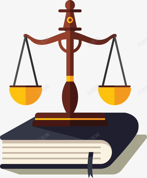 法律宝典法律天平png免抠素材_新图网 https://ixintu.com 天平 天平砝码 宝典 水平称 法律天平 法律宝典 矢量png 维护正义