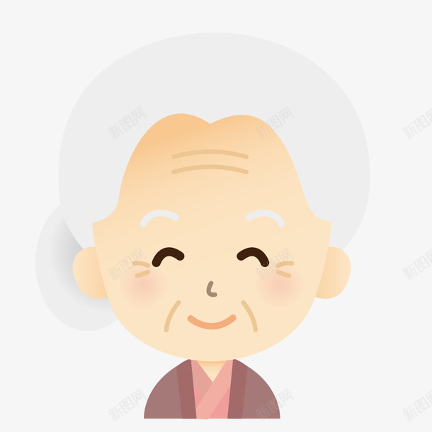 卡通老奶奶头像装饰png免抠素材_新图网 https://ixintu.com 人物 卡通人物 头像 手绘人物 效果图 老奶奶 老婆婆卡通