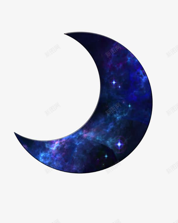 星空月亮png免抠素材_新图网 https://ixintu.com 星空 月亮