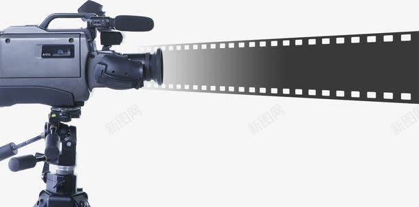摄影机正在拍摄png免抠素材_新图网 https://ixintu.com 影视 拍照 拟物化 摄影 胶卷