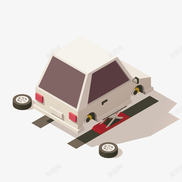 汽车组装维修图案png免抠素材_新图网 https://ixintu.com 制造 卡通 图案 小清新 工业 简约 组装 维修 装饰 设计