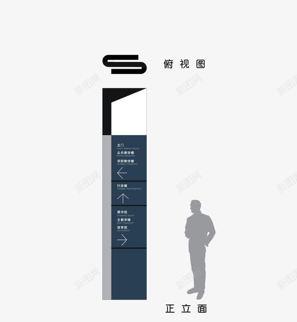 立体导视牌制作方案图标png_新图网 https://ixintu.com 公共标识标志 制作方案 导视牌 房地产 标识标志图标 白色 立体