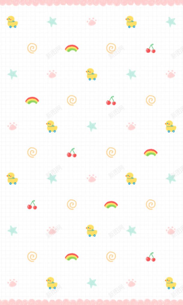 萌宠可爱印花图案jpg设计背景_新图网 https://ixintu.com 儿童拍照背景 印花 可爱 图案