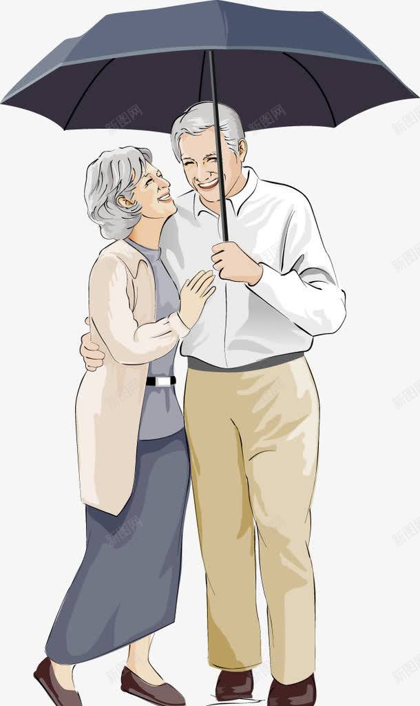 打伞的老人png免抠素材_新图网 https://ixintu.com 尊贤 微笑 敬老 敬老孝亲 敬老节 老人 重阳 重阳节 重阳节老人 雨伞