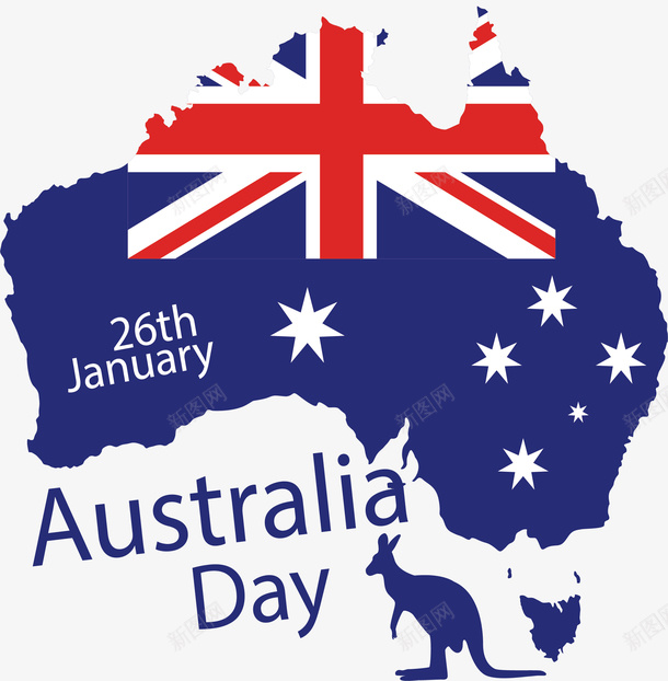 澳大利亚国旗地图矢量图ai免抠素材_新图网 https://ixintu.com AustraliaDay 国旗 地图 澳大利亚 澳大利亚日 矢量png 矢量图