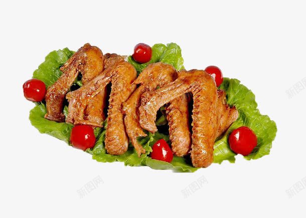 几个鸭翅png免抠素材_新图网 https://ixintu.com 美味 肉类 食物 鸭肉