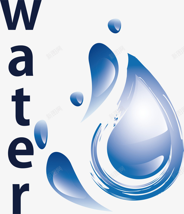 蓝色水滴节水相关LOGO矢矢量图图标ai_新图网 https://ixintu.com LOGO 喷溅 标志 水滴 水滴水珠 水珠 水能源 水花 水资源 蓝色 蓝色水滴 蓝色水滴节水相关LOGO设计矢量元素免费下载 矢量图