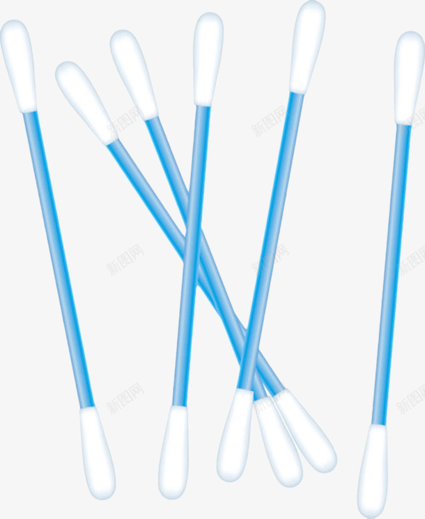 一堆蓝色的棉签清洁用品卡通png免抠素材_新图网 https://ixintu.com 产品 卫生 塑料 干净 拭擦 棉签 棉花 棍子 海绵 消费 清洁 清洁物品 用品