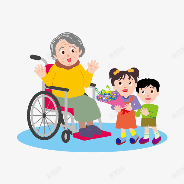 老人生活png免抠素材_新图网 https://ixintu.com 孝敬爸妈 尊敬长辈 尊老敬老 尊贤 尊重老人 敬老孝亲 老人优先 老人生活 长辈
