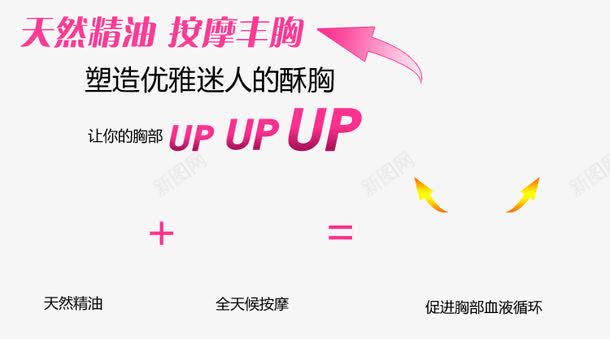 按摩丰胸精油海报png免抠素材_新图网 https://ixintu.com 优雅迷人 塑造酥胸 天然精油 按摩丰胸 精油 让你的胸部变大