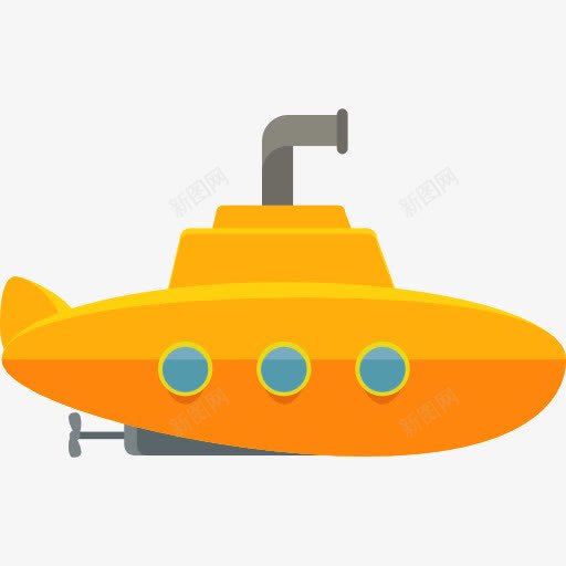 潜艇图标png_新图网 https://ixintu.com 交通 导航 潜艇 航海 航行 运输潜艇
