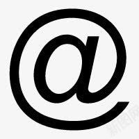 互联网黑色邮箱符号图标png_新图网 https://ixintu.com 互联网 符号 邮箱 黑色