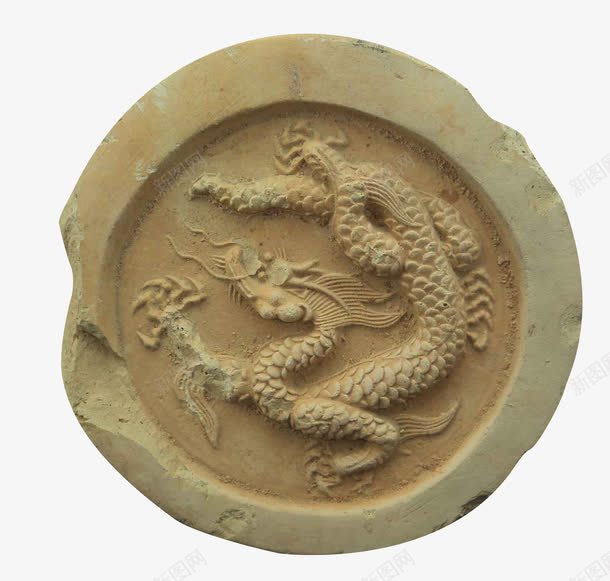 青龙瓦当png免抠素材_新图网 https://ixintu.com 古玩 古董 四圣兽 四神兽 收藏品 朱雀 玄武 瓦当 白虎 青龙 青龙白虎朱雀玄武