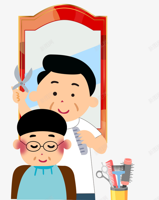 二月二龙抬头理发剃头psd免抠素材_新图网 https://ixintu.com 二月二 二月二龙抬头理发剃头 剃头 剪发 理发 龙抬头