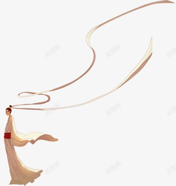 李白诗人动漫png免抠素材_新图网 https://ixintu.com 李白 素材 诗人