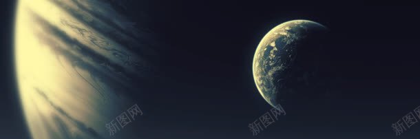 科幻大气banner背景jpg设计背景_新图网 https://ixintu.com 城市 建筑 星空 星际 游戏 电商 酷炫