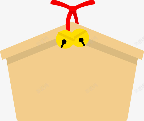 卡通日式新年吊牌png免抠素材_新图网 https://ixintu.com 2018 2018新年 卡通新年贴纸 吊牌 新年装饰 日式新年吊牌 日本新年 日本新年传统装饰 标签