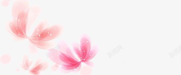 手绘浅紫色花朵png免抠素材_新图网 https://ixintu.com 手绘花 浅紫色花 粉色花 花 花朵 荷花