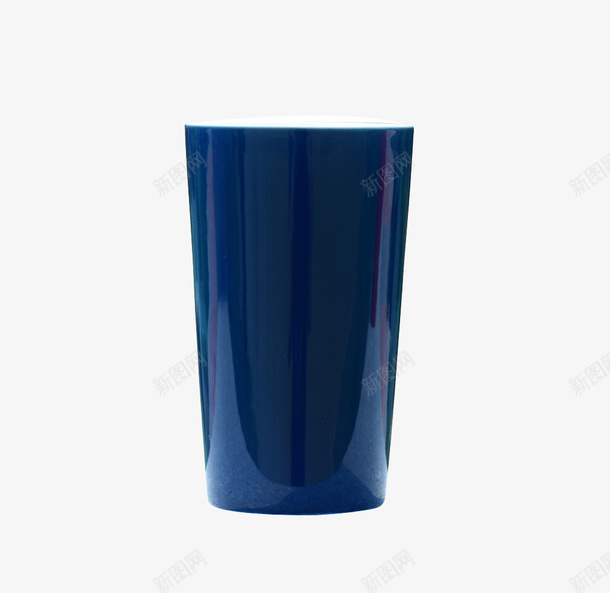 产品实物蓝色陶瓷时尚牙杯png免抠素材_新图网 https://ixintu.com 产品实物 健康 创意 日常用品 时尚 杯子 水杯 洗漱口杯 牙具 牙杯 牙缸 蓝色 陶瓷