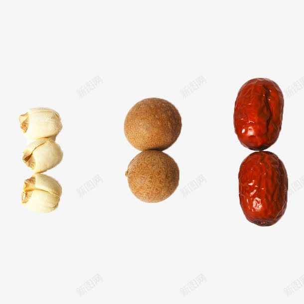 营养补品的png免抠素材_新图网 https://ixintu.com 免扣 桂圆 素材 红枣 红色 莲子