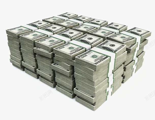 一堆美金png免抠素材_新图网 https://ixintu.com 一叠美金 一堆美金 实物 投资 美金 资金 金融 钱币