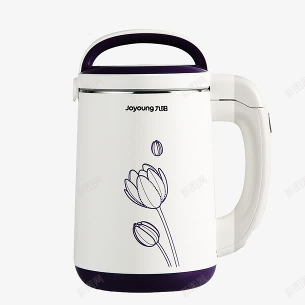九阳白色全钢豆浆机png免抠素材_新图网 https://ixintu.com Joyoung九阳 九阳豆浆机 产品实物 免抠 免滤速磨 全钢 多功能 密闭熬煮 智能温控器 白色 豆浆机 超微原磨
