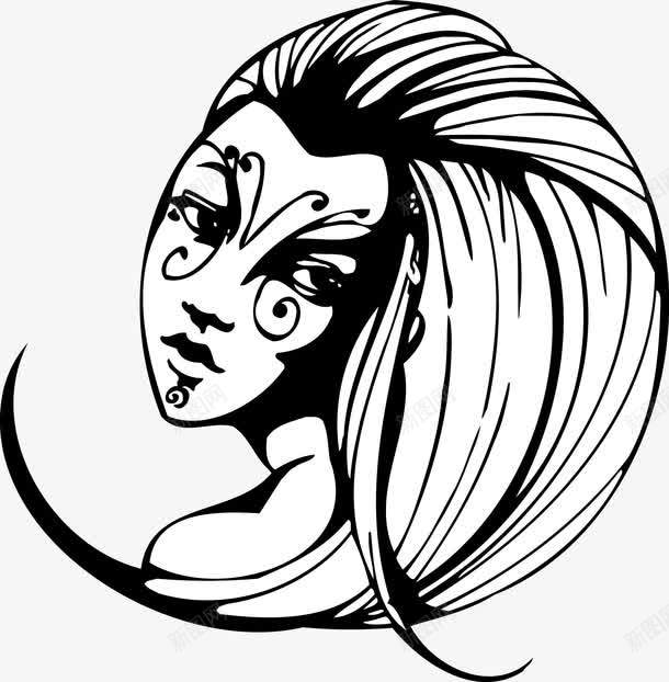 诡异魔女png免抠素材_新图网 https://ixintu.com 纹身 魔女 魔幻风