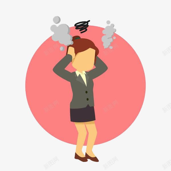 捂耳朵的女子png免抠素材_新图网 https://ixintu.com 刺疼 剧痛 发晕 头疼的人 头痛 头痛捂头皱眉痛苦表情 头痛难忍 忍受 捂耳朵 烧脑 疼 疼痛 疾苦 痛 痛楚 痛苦