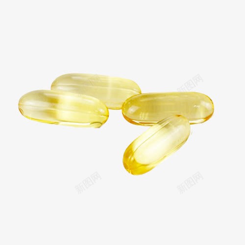 鱼油软胶囊png免抠素材_新图网 https://ixintu.com 产品实物 免费下载 医药保健 胶囊 鱼油 鱼油胶囊 鱼油软胶囊