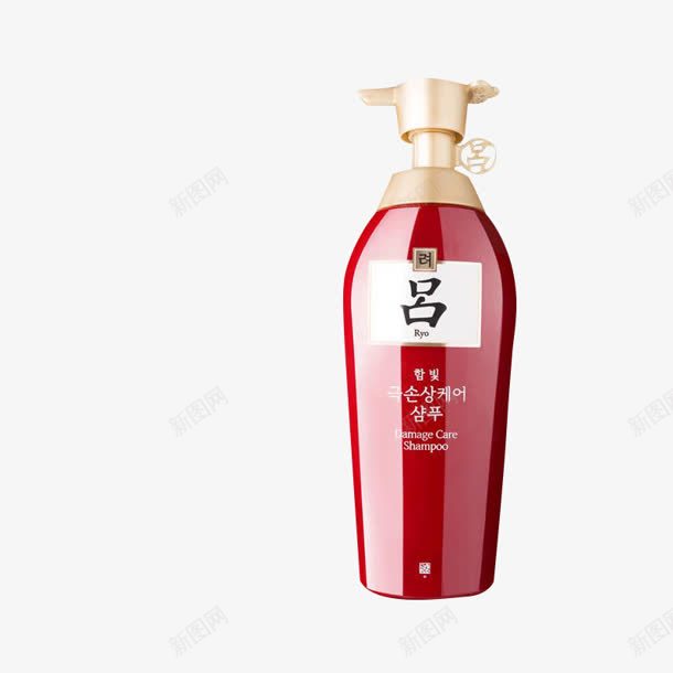 红色吕洗发水韩国进口png免抠素材_新图网 https://ixintu.com 洗发水 红色 进口 韩国
