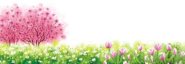 花草png免抠素材_新图网 https://ixintu.com 漂亮的草丛 花花草草 郁金香