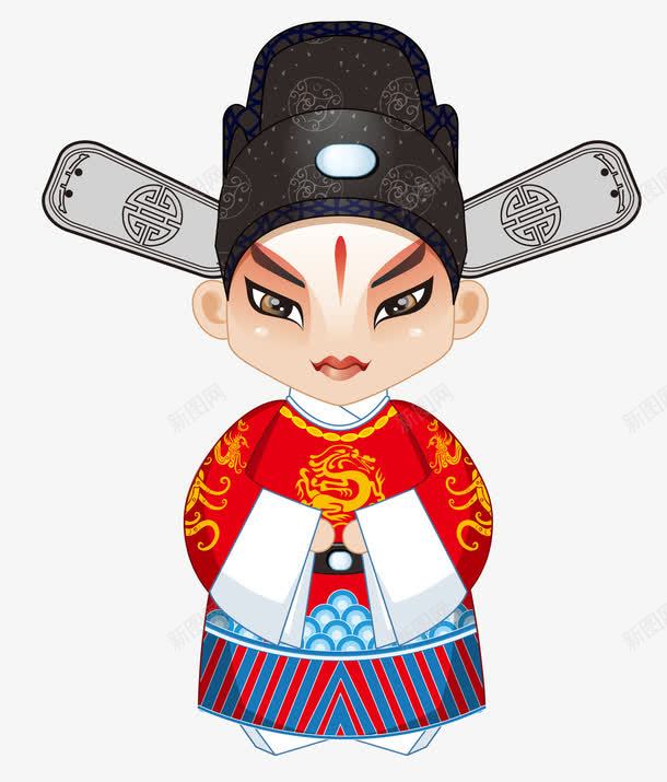 戏曲卡通人物png免抠素材_新图网 https://ixintu.com 卡通 唱戏 戏曲卡通人物 木偶
